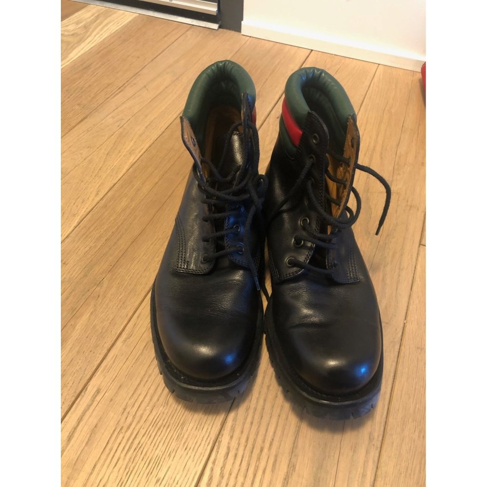 Gucci Black Leather Boots